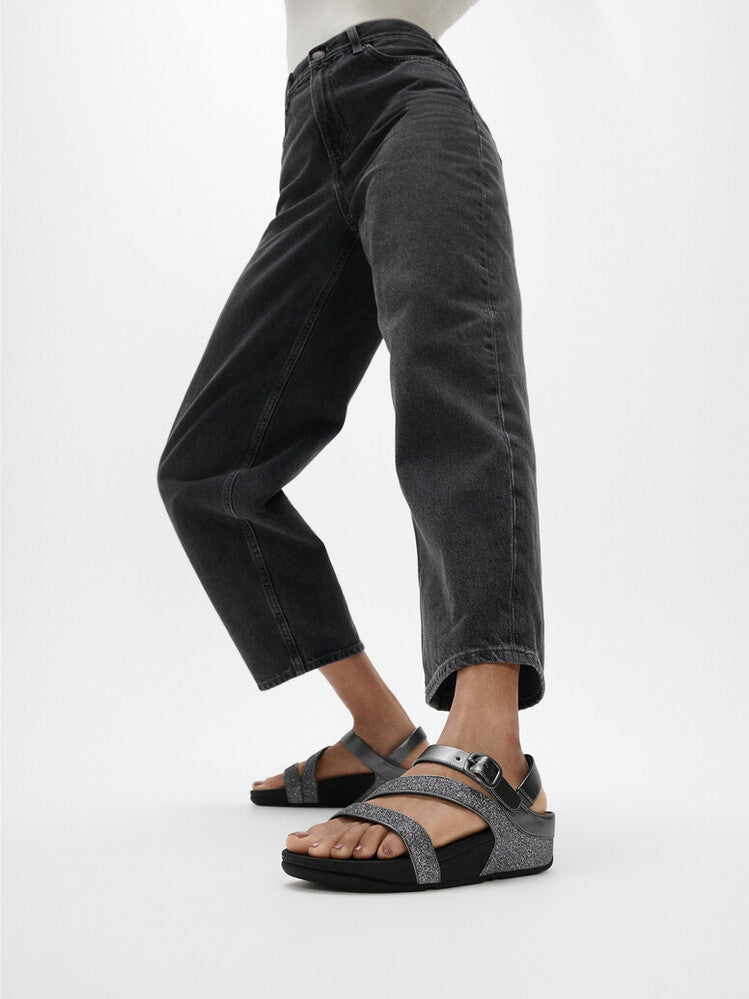 SKINNY II GLITTERDUST Z-STRAP SANDALS