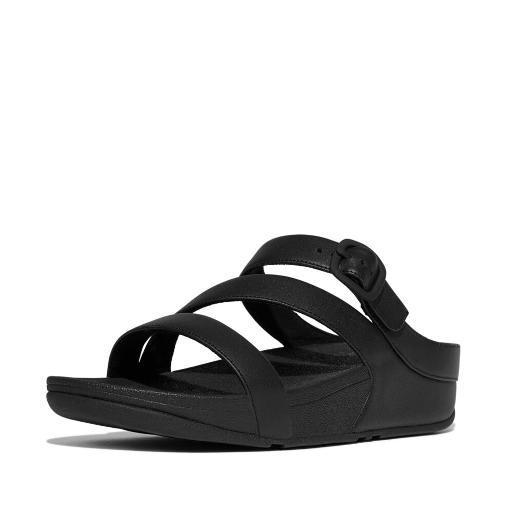 SKINNY II LEATHER Z-STRAP SLIDES