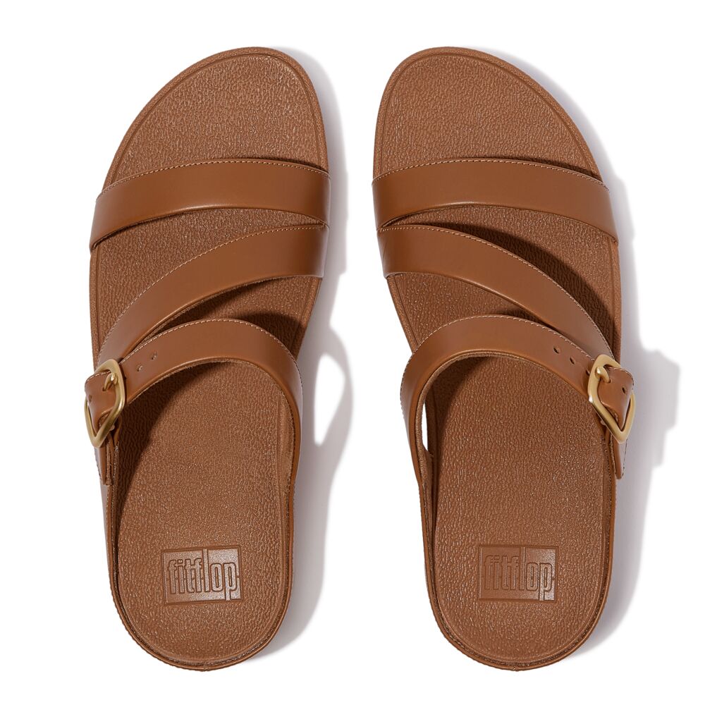 SKINNY II LEATHER Z-STRAP SLIDES