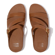 SKINNY II LEATHER Z-STRAP SLIDES