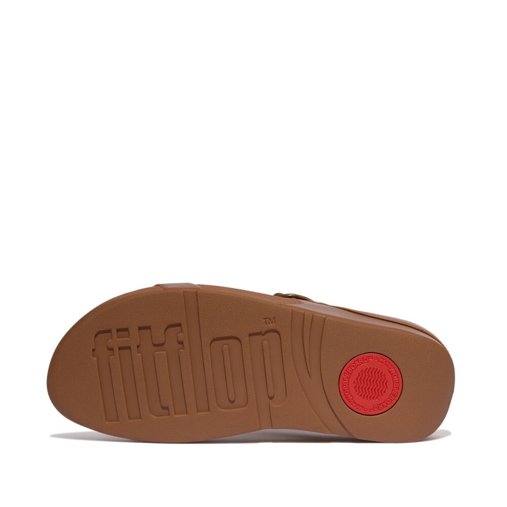 SKINNY II LEATHER Z-STRAP SLIDES