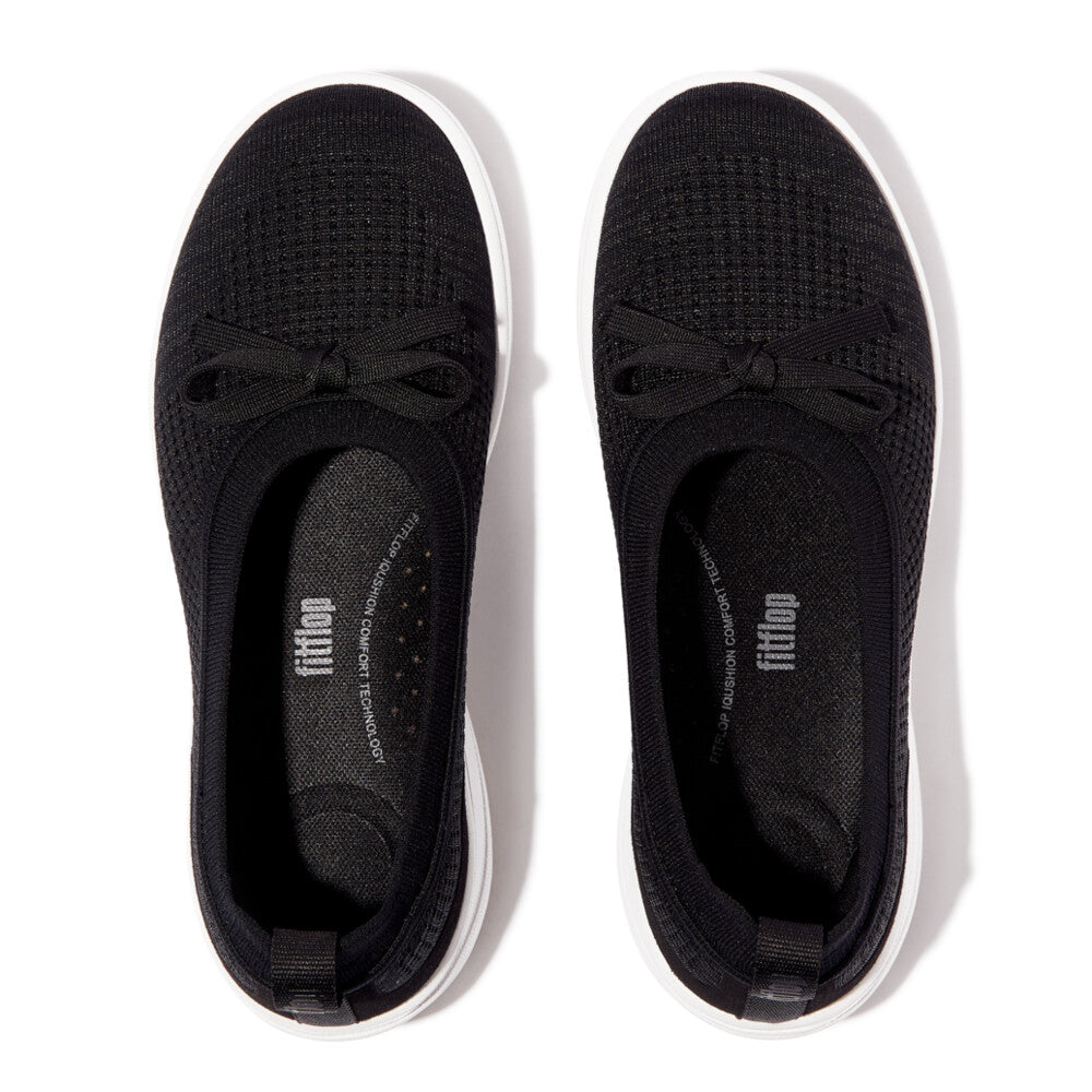 SUPER-Q BOW KNIT BALLERINAS