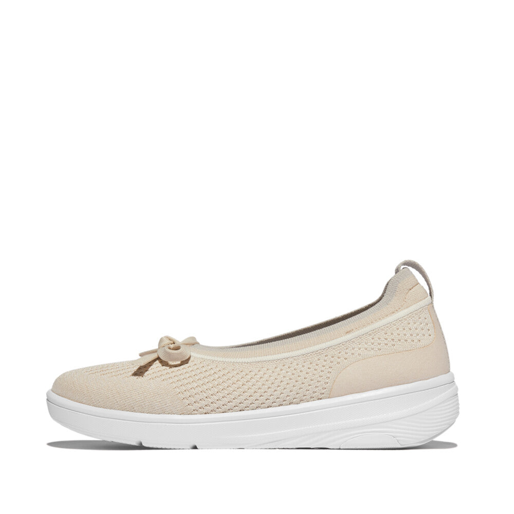 SUPER-Q BOW KNIT BALLERINAS