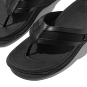 SURFER MENS LEATHER/MESH TOE-POST SANDALS