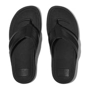 SURFER MENS LEATHER/MESH TOE-POST SANDALS