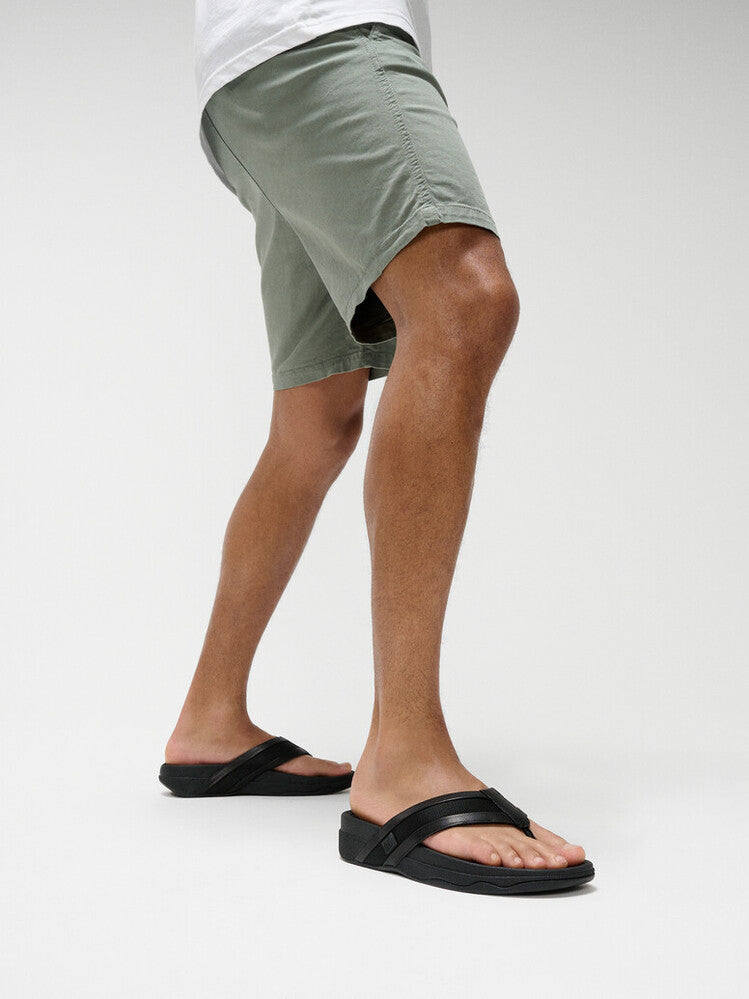 SURFER MENS LEATHER/MESH TOE-POST SANDALS