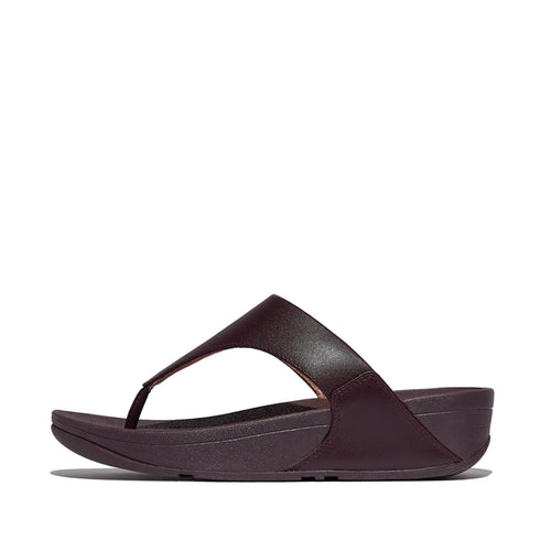 LULU LEATHER TOE-POST SANDALS