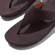 LULU LEATHER TOE-POST SANDALS - PLUMBERRY (I88-C88)