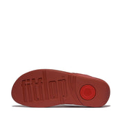 LULU LEATHER TOE-POST SANDALS -TERRACOTTA (I88-817)
