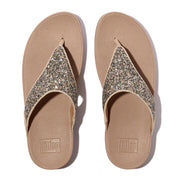 LULU MULTI-TONAL GLITTER TOE-POST SANDALS - CLASSIC BEIGE MIX (JE6-C92)