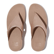 LULU SEQUIN TOE-POST SANDALS - CLASSIC BEIGE (JF3-B41)