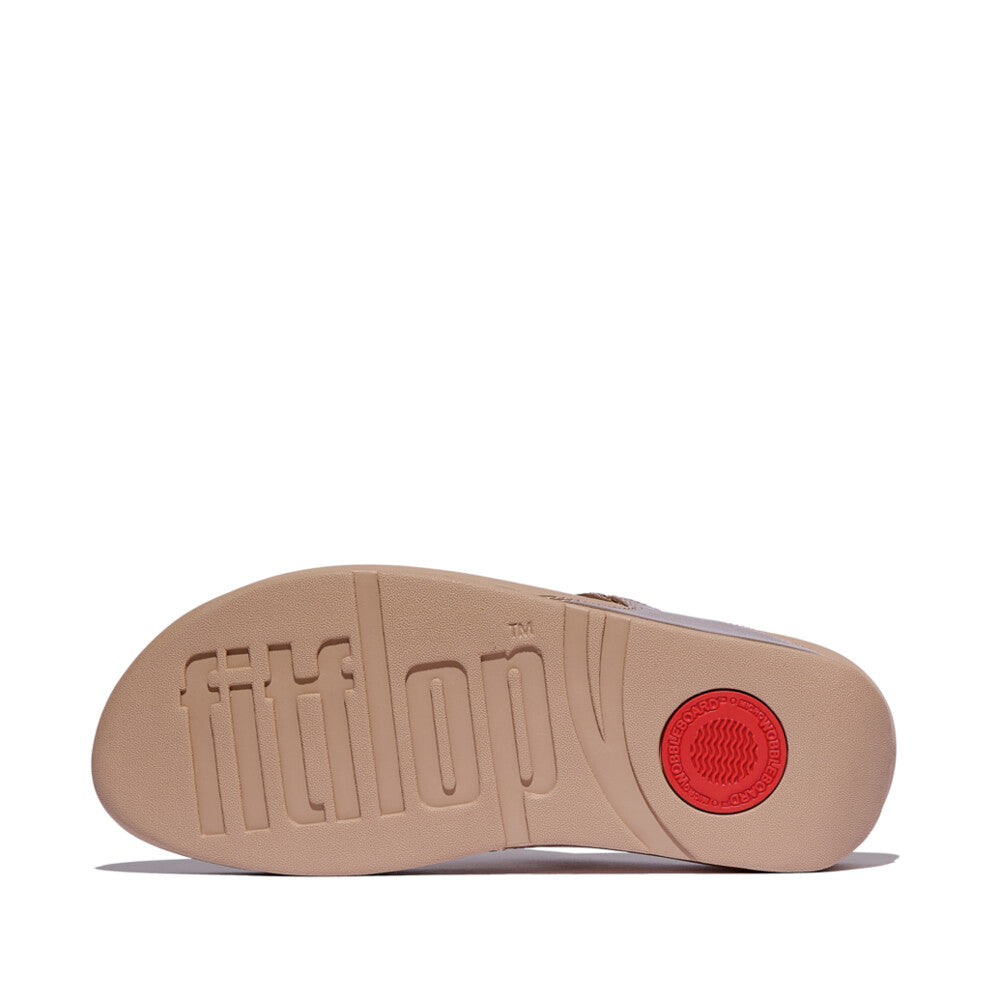 LULU SEQUIN TOE-POST SANDALS - CLASSIC BEIGE (JF3-B41)