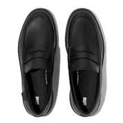 RALLY MENS LEATHER PENNY LOAFERS