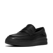 RALLY MENS LEATHER PENNY LOAFERS
