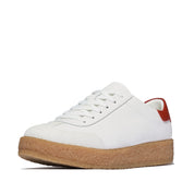 RALLY T-TOE LEATHER CREPE SNEAKERS