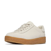 RALLY T-TOE LEATHER/SUEDE CREPE SNEAKERS