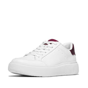 RTG SEQUIN-BACKTAB LEATHER SNEAKERS