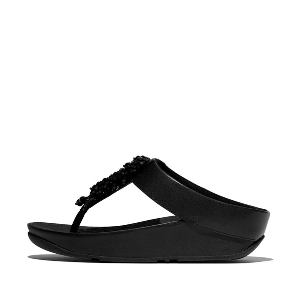 RUMBA BEADED TOE-POST SANDALS