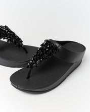 RUMBA BEADED TOE-POST SANDALS