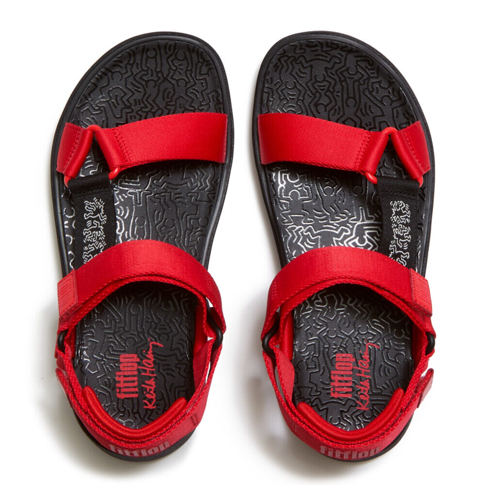 FITFLOP X KEITH HARING GEN-FF T-BAR SANDALS