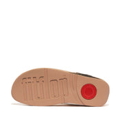 LULU GLITTERBALL TOE-POST SANDALS