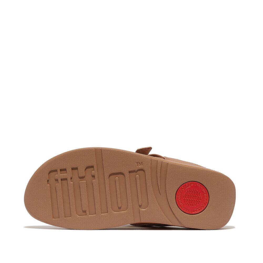 LULU FOLDED-KNOT LEATHER TOE-POST SANDALS