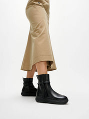 iQ-COMFF TASSEL LEATHER SHORT BOOTS