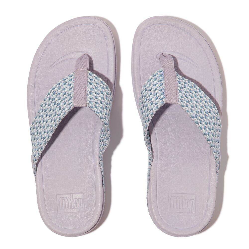 SURFA MULTI-TONE WEBBING TOE-POST SANDALS