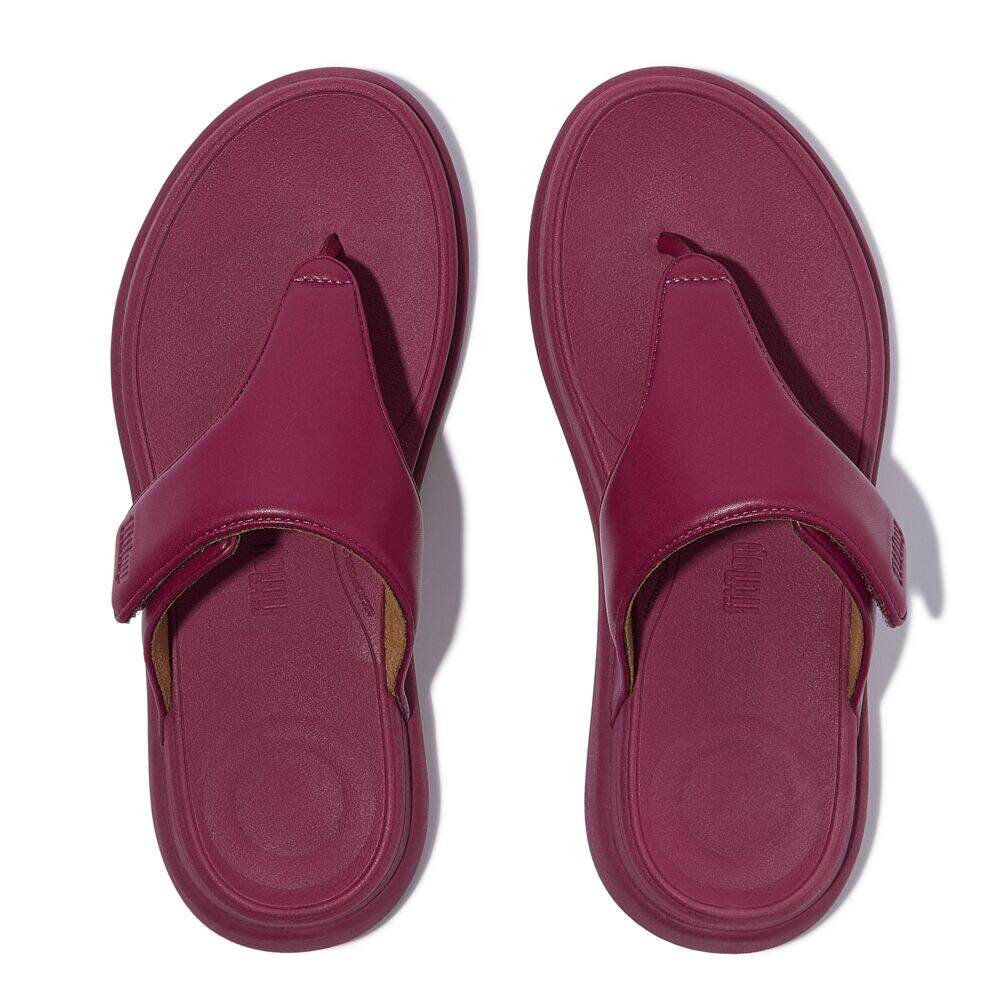 F-MODE GO ADJUSTABLE FLATFORM TOE-POST SANDALS