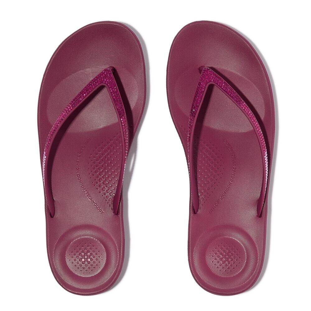 iQUSHION OMBRÉ-SPARKLE FLIP-FLOPS