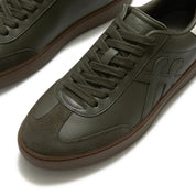 THE DASH FF MENS SUEDE LEATHER T-TOE TRAINERS