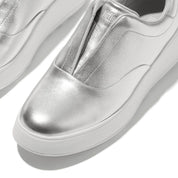F-MODE LEATHER LACESS SNEAKERS