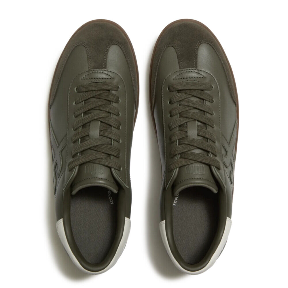 THE DASH FF MENS SUEDE LEATHER T-TOE TRAINERS