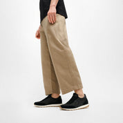 RETRO-Q FF FABRIC/SUEDE TRAINERS
