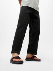 F-MODE GO MENS WATER-RESISTANT WEBBING TOE-POST SANDALS