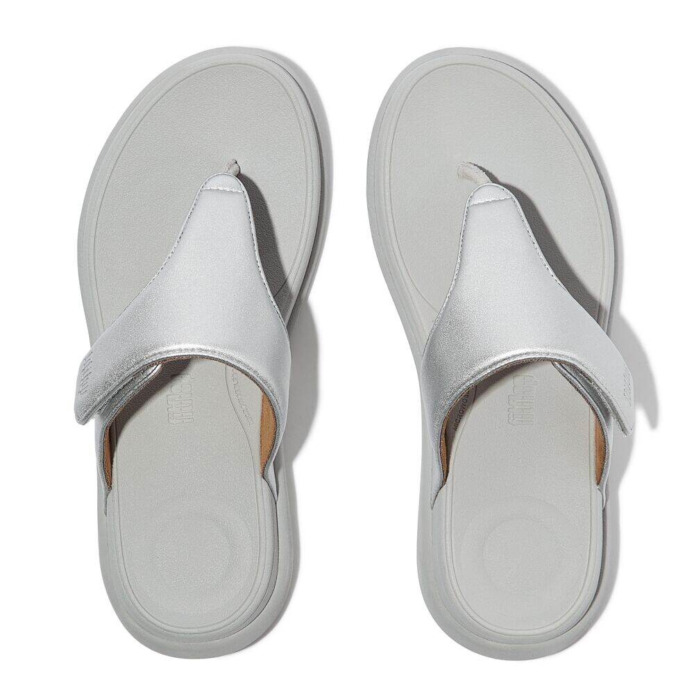 F-MODE GO ADJUSTABLE FLATFORM TOE-POST SANDALS