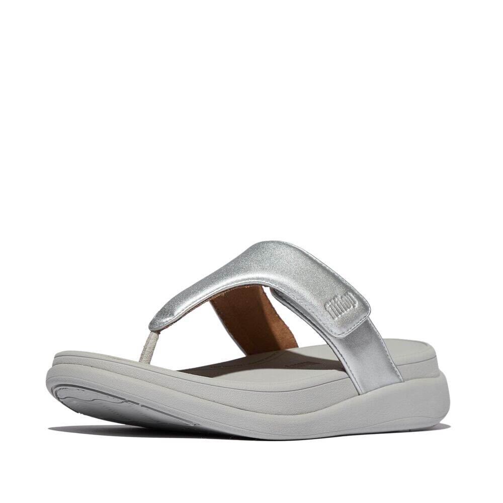 F-MODE GO ADJUSTABLE FLATFORM TOE-POST SANDALS