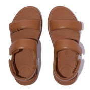 F-MODE GO ADJUSTABLE FLATFORM BACK-STRAP SANDALS