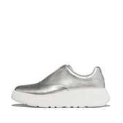 F-MODE LEATHER LACESS SNEAKERS