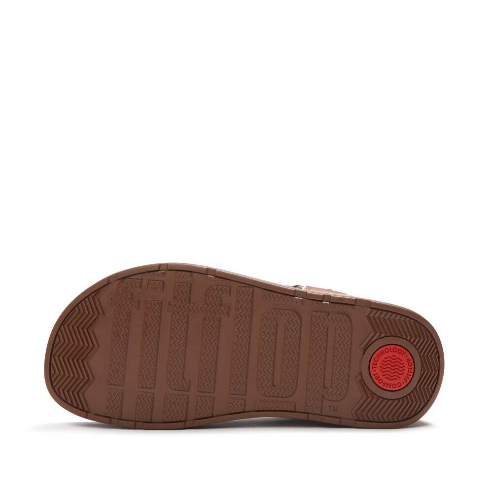GEN-FF MAX ULTRA-JEWEL LEATHER BACK-STRAP SANDALS
