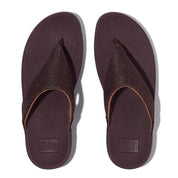 LULU SHIMMERLUX TOE-POST SANDALS