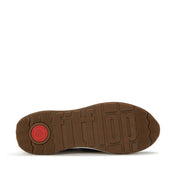 F-MODE FLOW MENS LEATHER/SUEDE SNEAKERS