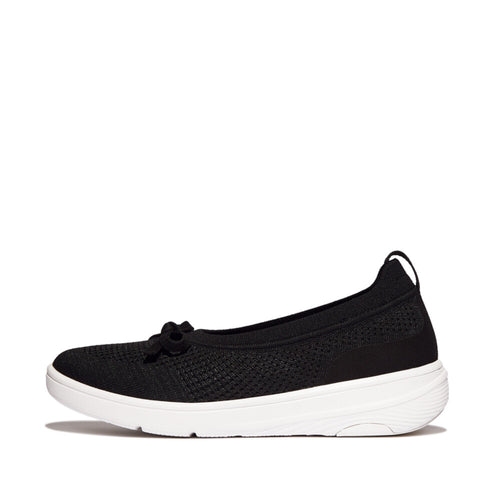 SUPER-Q BOW KNIT BALLERINAS