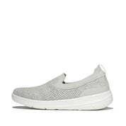 SUPER-Q KNIT SLIP-ONS -ARCTIC GREY/SILVER