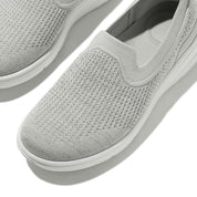 SUPER-Q KNIT SLIP-ONS -ARCTIC GREY/SILVER