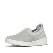 SUPER-Q KNIT SLIP-ONS -ARCTIC GREY/SILVER