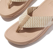 SURFA MULTI-TONE WEBBING TOE-POST SANDALS - CLASSIC BEIGE (HH2-B41)