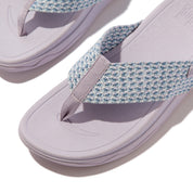 SURFA MULTI-TONE WEBBING TOE-POST SANDALS - COOL LILAC (HH2-C99)