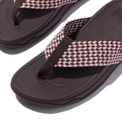 SURFA MULTI-TONE WEBBING TOE-POST SANDALS - PLUMBERRY (HH2-C88)