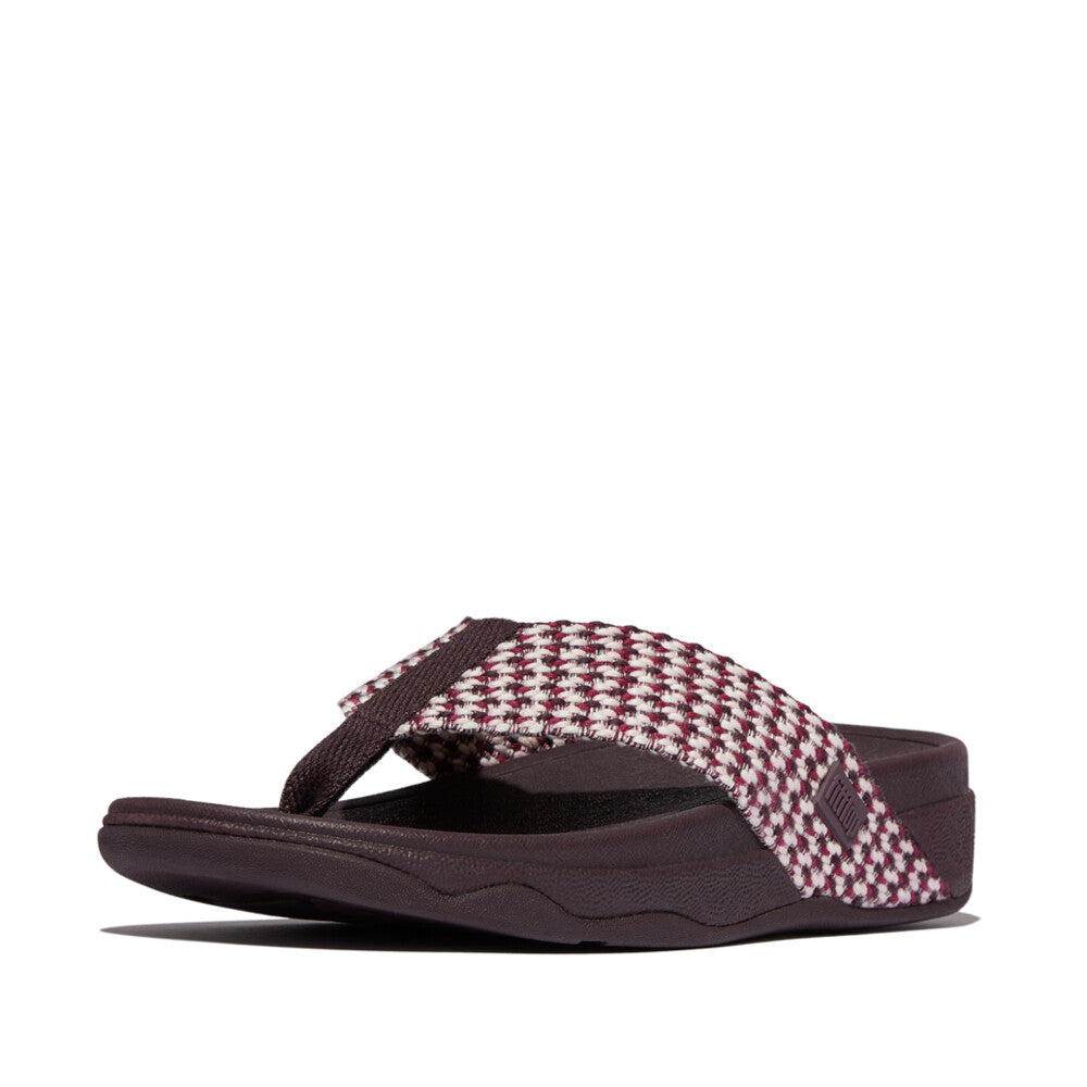 SURFA MULTI-TONE WEBBING TOE-POST SANDALS